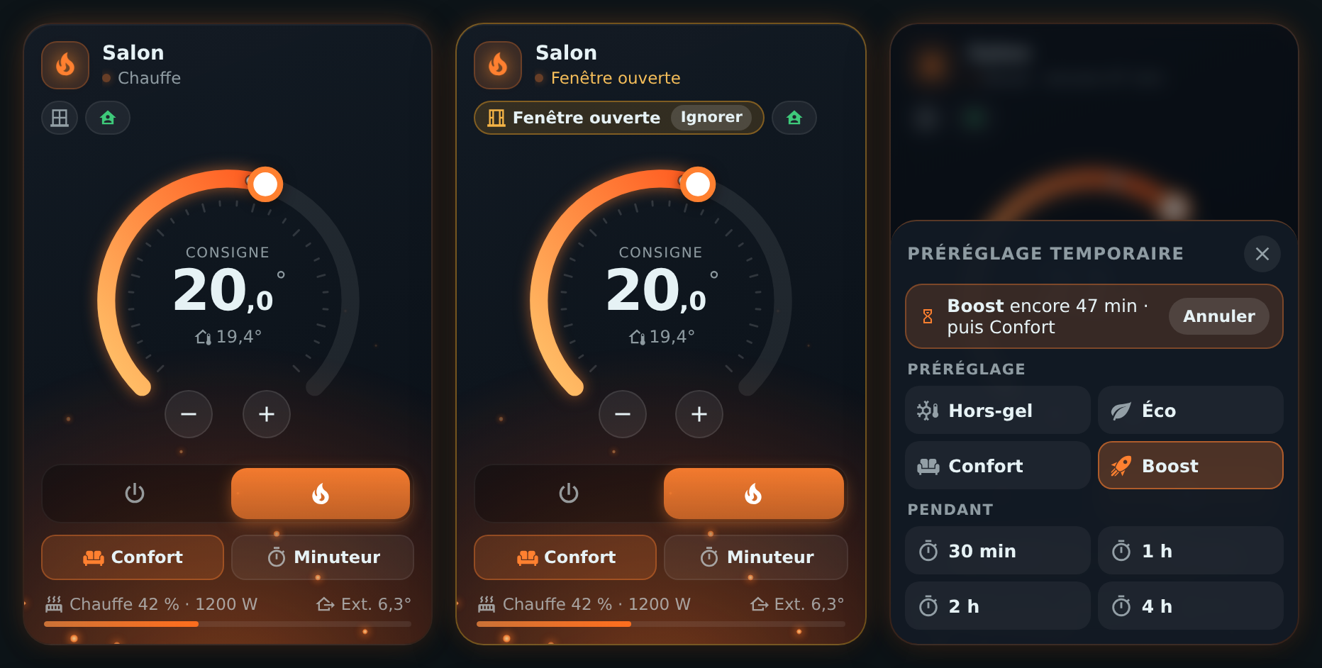 HOLM Climate Card 1.2.0 : Versatile Thermostat et pastilles d&rsquo;état