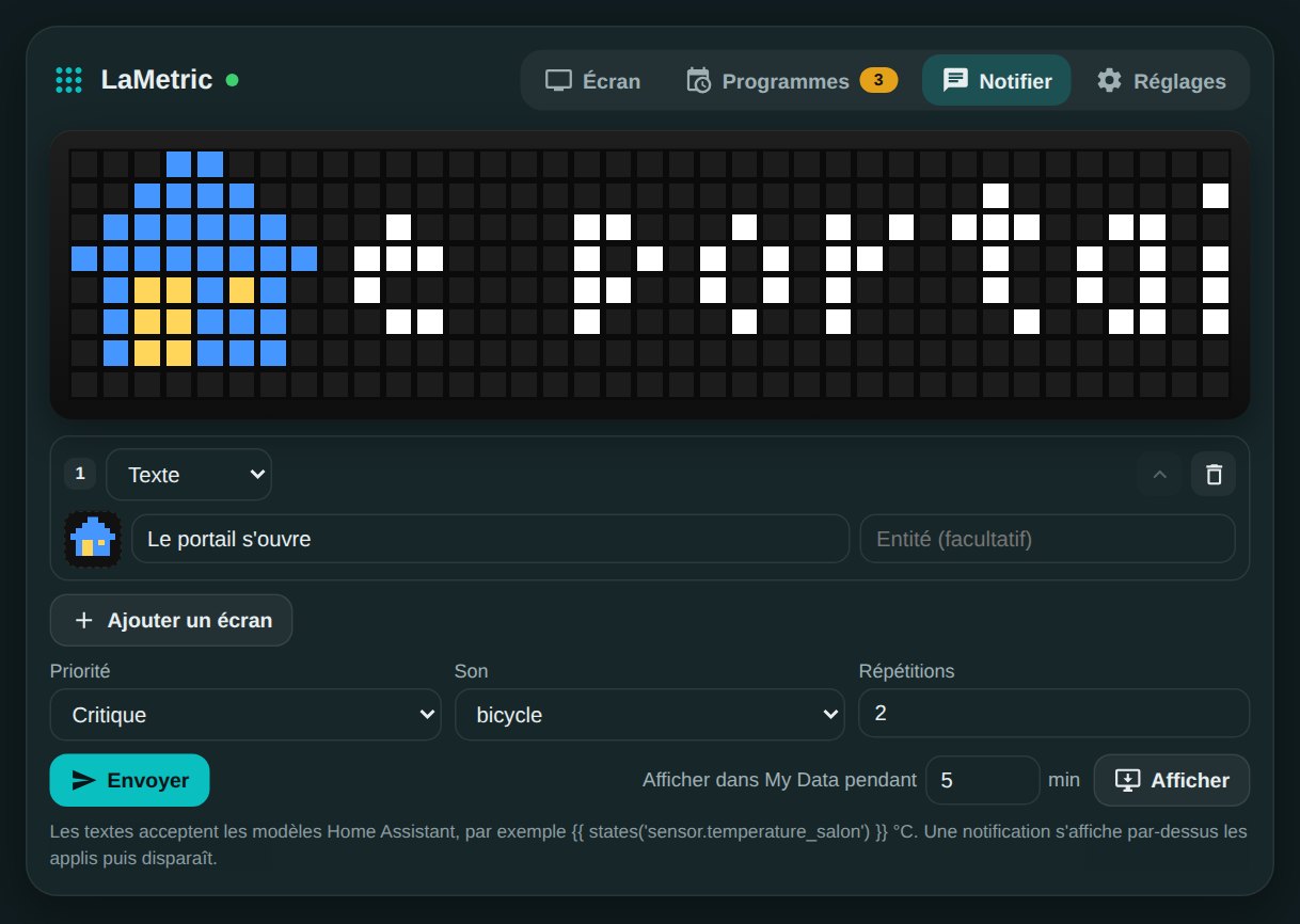 Envoyer une notification