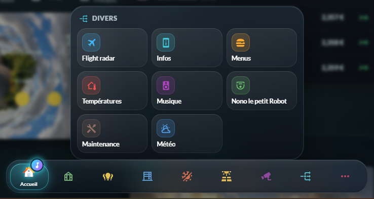 HOLM Navbar Card : une barre de navigation en verre pour Home Assistant